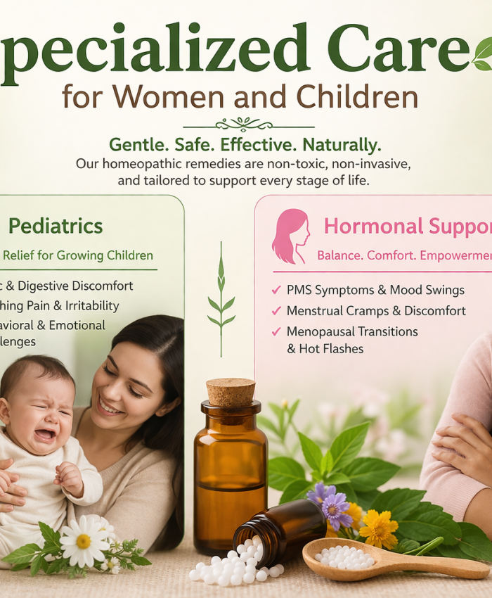 Specialized Care for Women and Children: Gentle Healing with Homeopathy